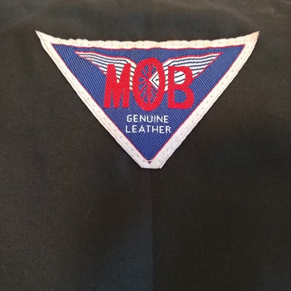 Women's MOB Rose Fringed Leather Vest with Suede Inserts and Pins - Picture 10 of 11